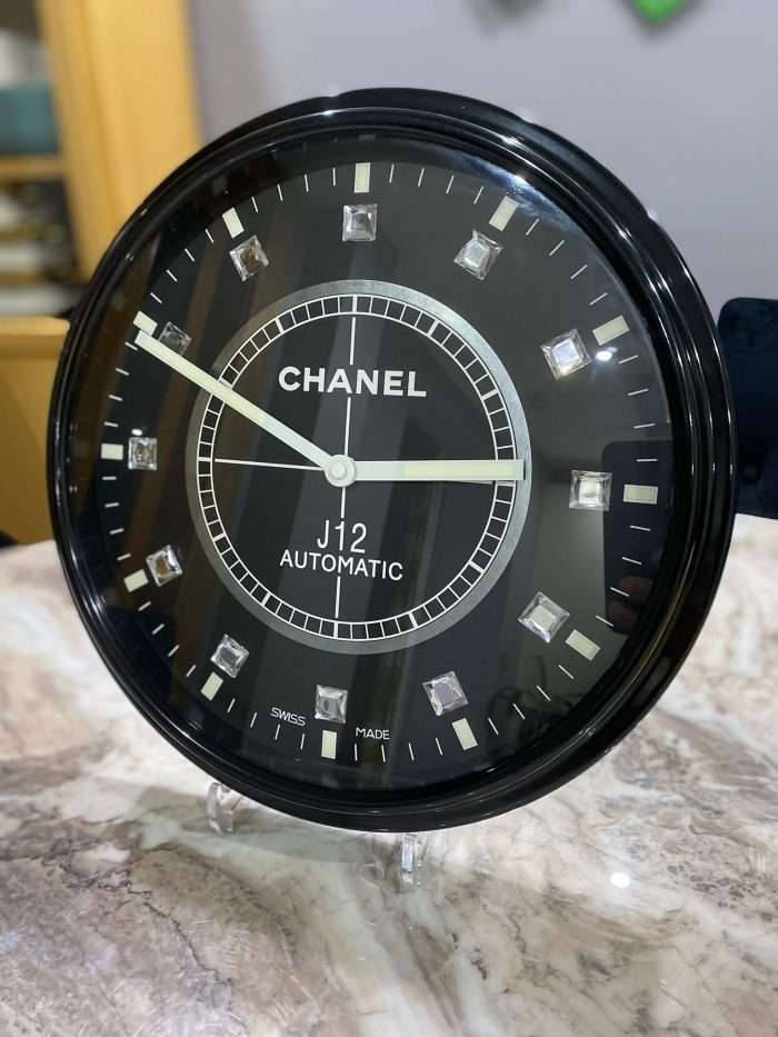 Luxurious Wall Clock | Black Wall Clock | Chanel J12