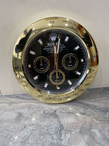 Daytona Gold bezel XXXL SIZE | Luxurious Wall Clcok 01