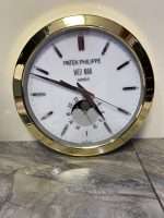 PATEK PHILIPPE Wall Clock | Yellow gold bezel and White face