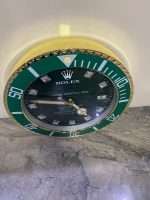 Luxurious submarine wall clock (star Buck) in green bezel and green face