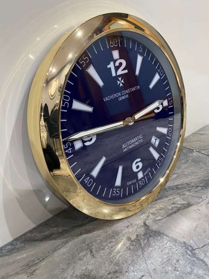 VACHERON CONSTANTIN Wall Clock | Yellow gold bezel and Blue face