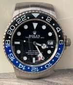 Rolex GM MASTER II (BATMAN) stainless steel silver – black blue bezel and black face