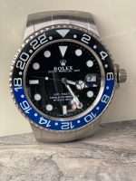 Rolex GM MASTER II (BATMAN) stainless steel silver – black blue bezel and black face