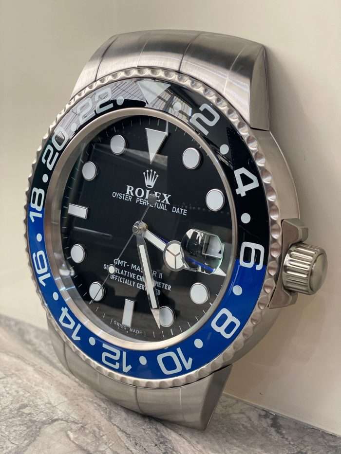 Rolex GM MASTER II (BATMAN) stainless steel silver – black blue bezel and black face