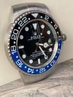 Rolex GM MASTER II (BATMAN) stainless steel silver – black blue bezel and black face