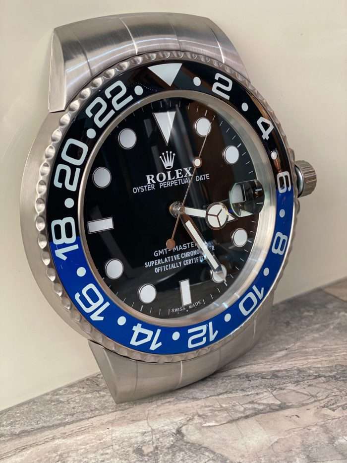 Rolex GM MASTER II (BATMAN) stainless steel silver – black blue bezel and black face